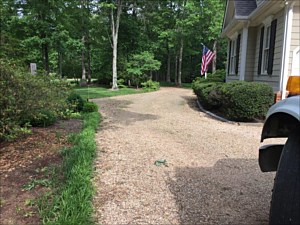 Brown Crusher Run Driveway Redo in Manakin Sabot VA